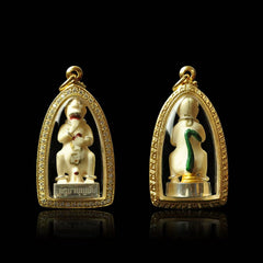 〓理事版牙雕手画符五眼四耳〓