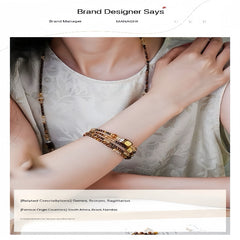 Citrine & Tiger‘s Eye Luck Bracelet