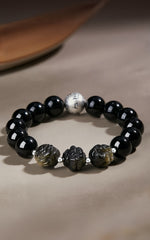 The Dual-Obsidian Energy System Bracelet