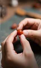 Love-Attraction Bracelet with Nanhong Agate & Rhodochrosite