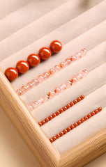 Love-Attraction Bracelet with Nanhong Agate & Rhodochrosite