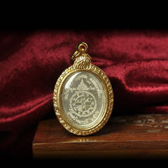 Pure silver enamel God of Wealth