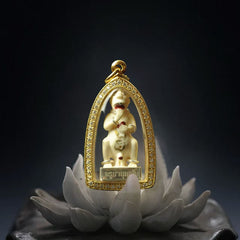 Council Edition Hand-Carved Elephant Ivory Five Eyes Four Ears