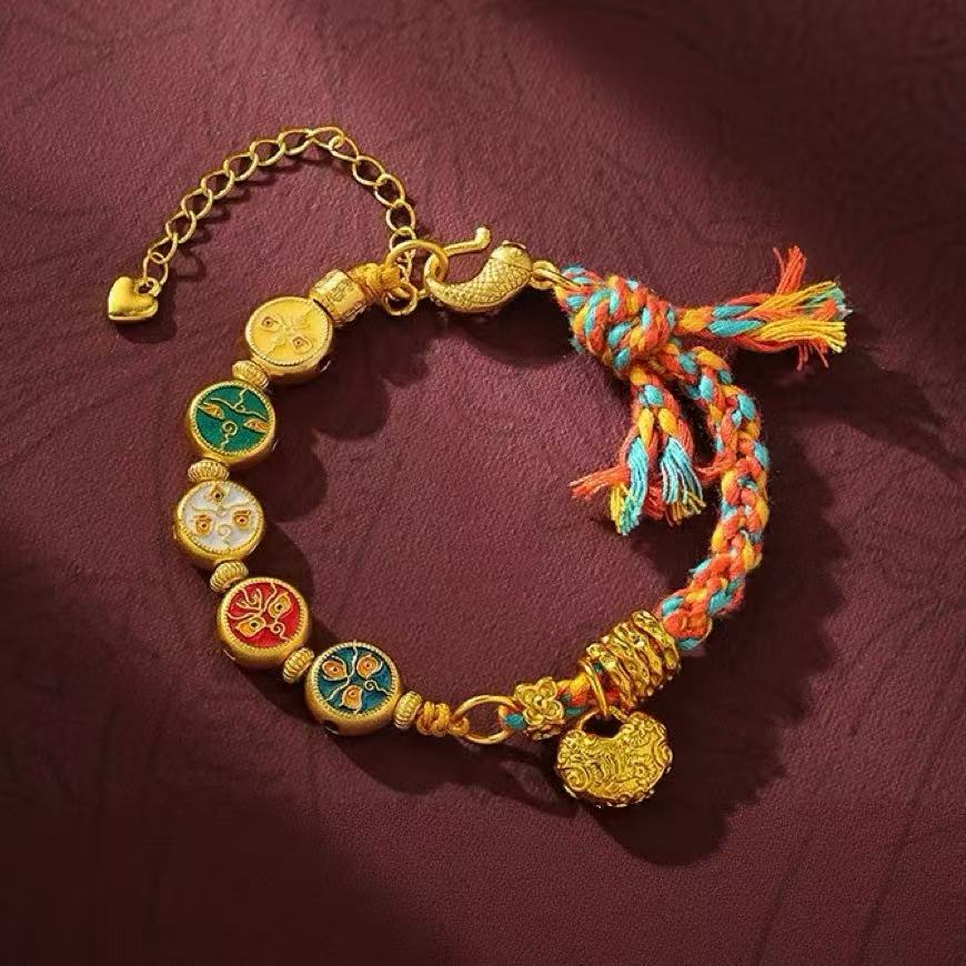 2026 Five-Path Wealth Gods Bracelet – Navigate the Year with Protection & Abundance