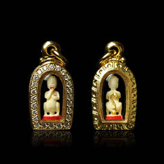 〓迷你牙雕五眼四耳〓