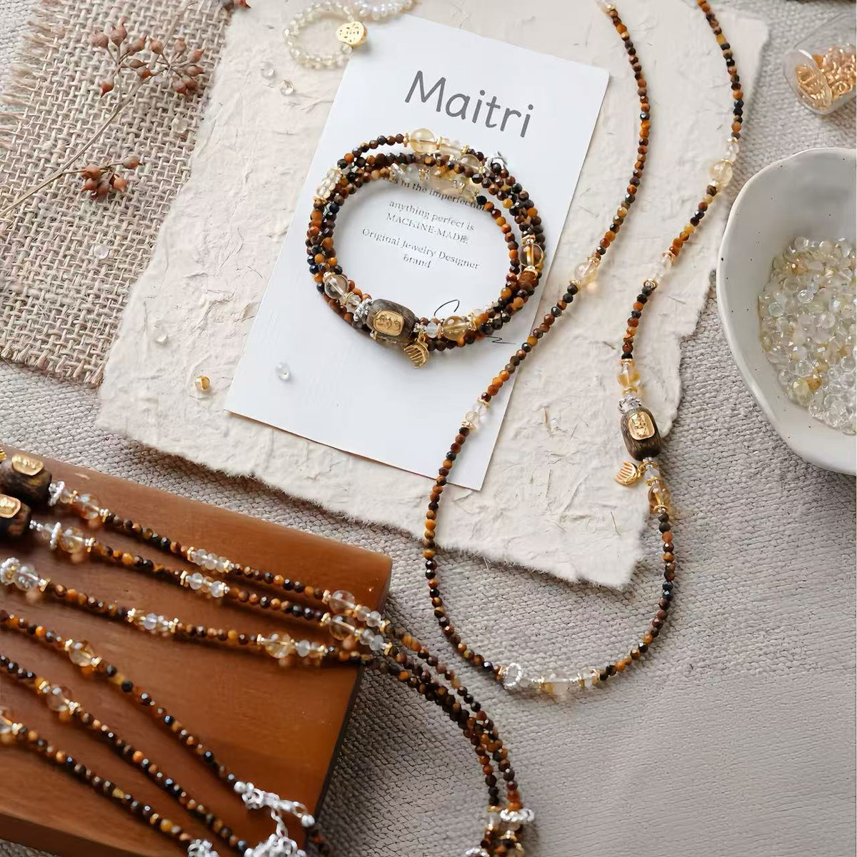 Citrine & Tiger‘s Eye Luck Bracelet